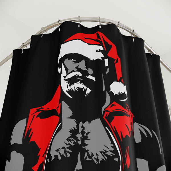 Leather Santa, Shower Curtain