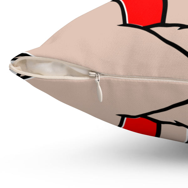 Santa 2022, Spun Polyester Square Pillow