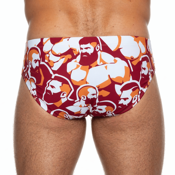 Red Hot Bearded Swimsuit
