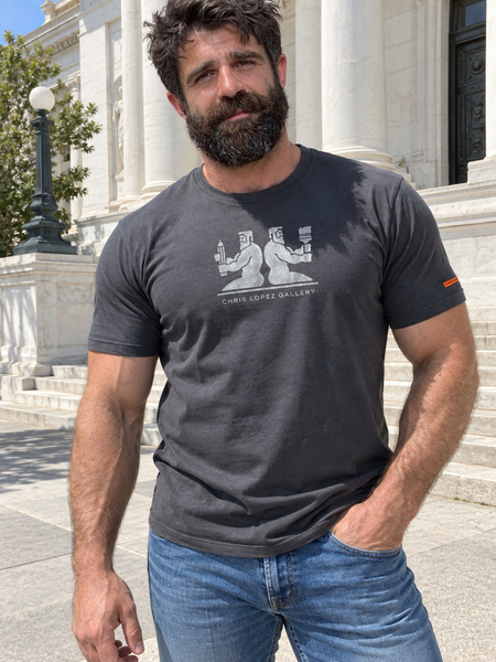 Chris Lopez Gallery, hand printed T-shirt & Tank Top (Colors)
