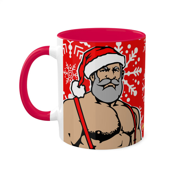 Santa 2023 Colorful Mugs, 11oz