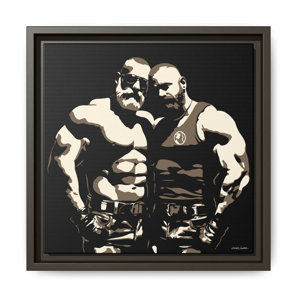 Couple 2, Giclee Print on Canvas, Framed (Multi-color)