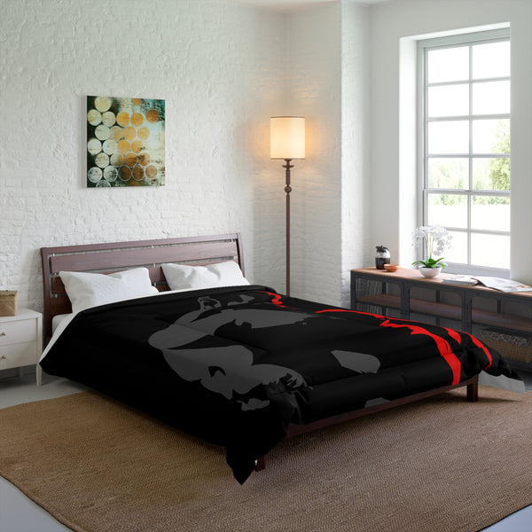 Red Dark Room Comforter