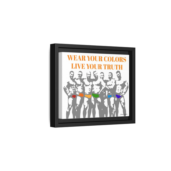 Your Colors, Giclee Print on Canvas, Framed (Multi-color)