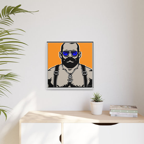 Shades 1, Giclee Print on Matte Canvas, Framed