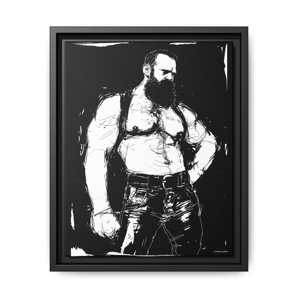 Tough Enough?, Giclee Print on Canvas, Framed (Multi-color)