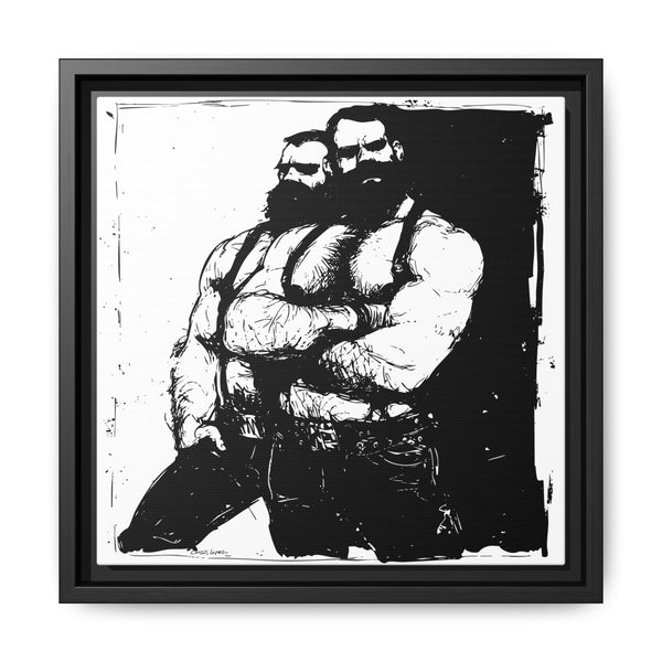 Tough Guys, Giclee Print on Canvas, Framed (Multi-color)
