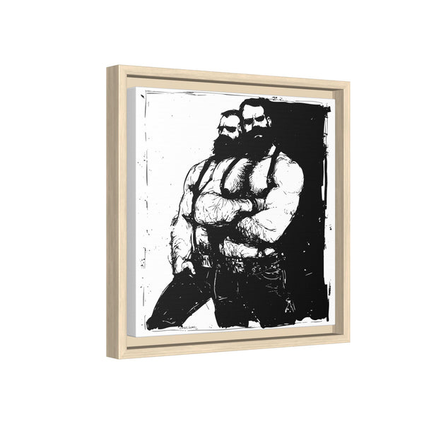 Tough Guys, Giclee Print on Canvas, Framed (Multi-color)