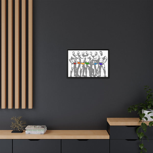 Your Colors, Matte Canvas, Framed (Illustration only)