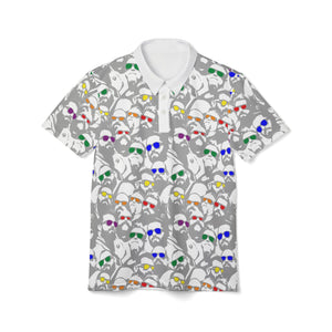 Bright Days, All Over printed Polo Shirt