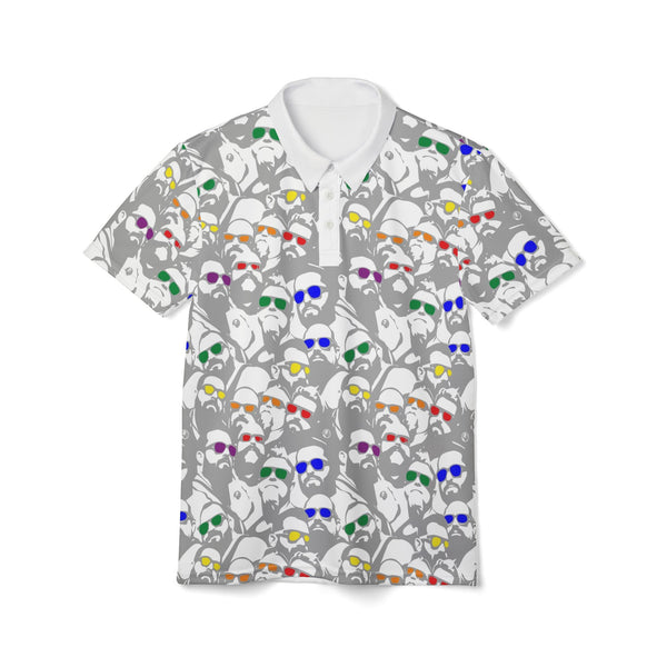 Bright Days, All Over printed Polo Shirt