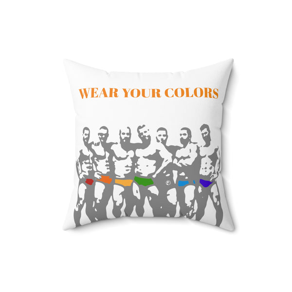 Your Colors, Spun Polyester Square Pillow