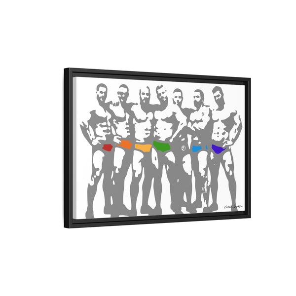 Your Colors, Matte Canvas, Framed (Illustration only)