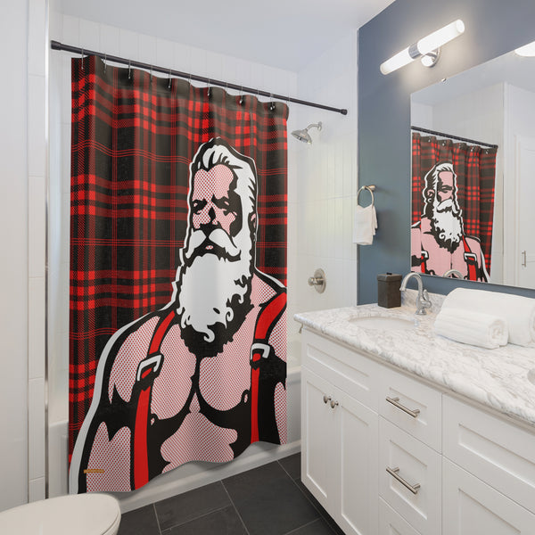 Santa 25 Shower Curtain