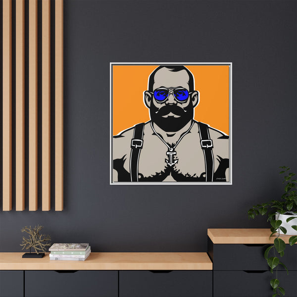 Shades 1, Giclee Print on Matte Canvas, Framed