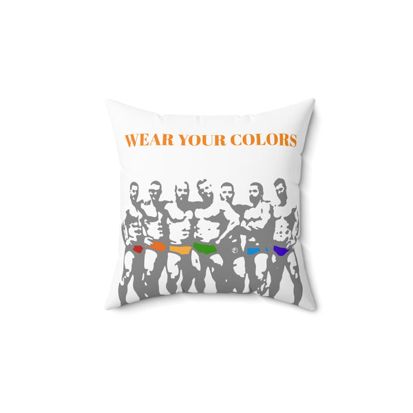 Your Colors, Spun Polyester Square Pillow