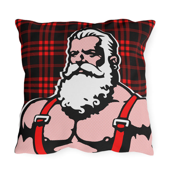 Santa 25 Outdoor Pillow