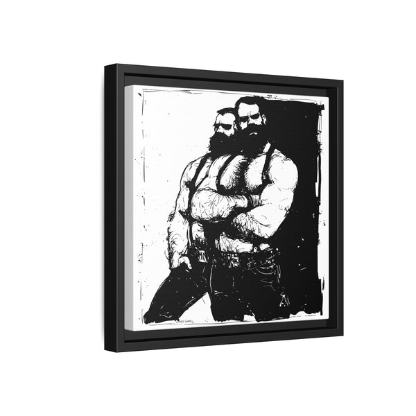 Tough Guys, Giclee Print on Canvas, Framed (Multi-color)