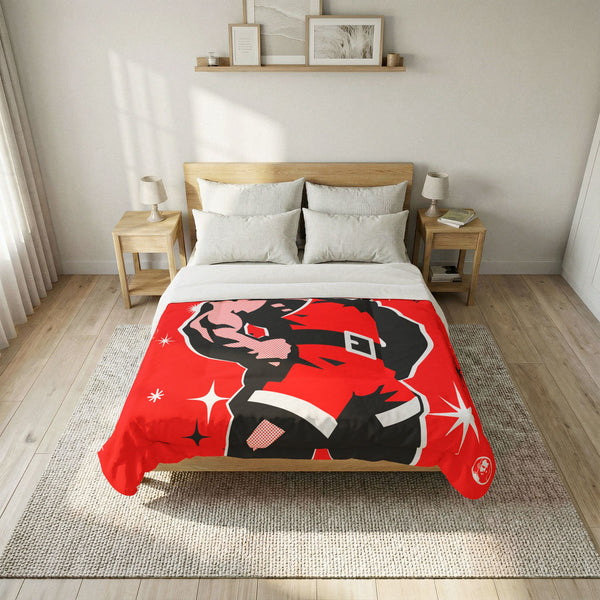 Santa 2026 Red, Cotton Comforter