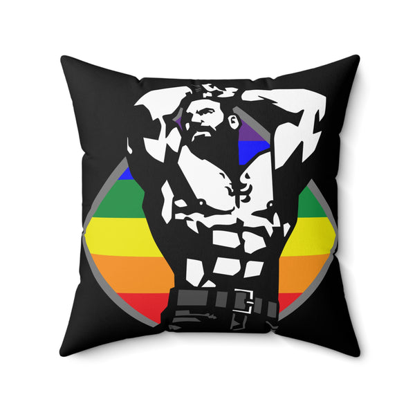 Shine (with pride) Spun Polyester Square Pillow