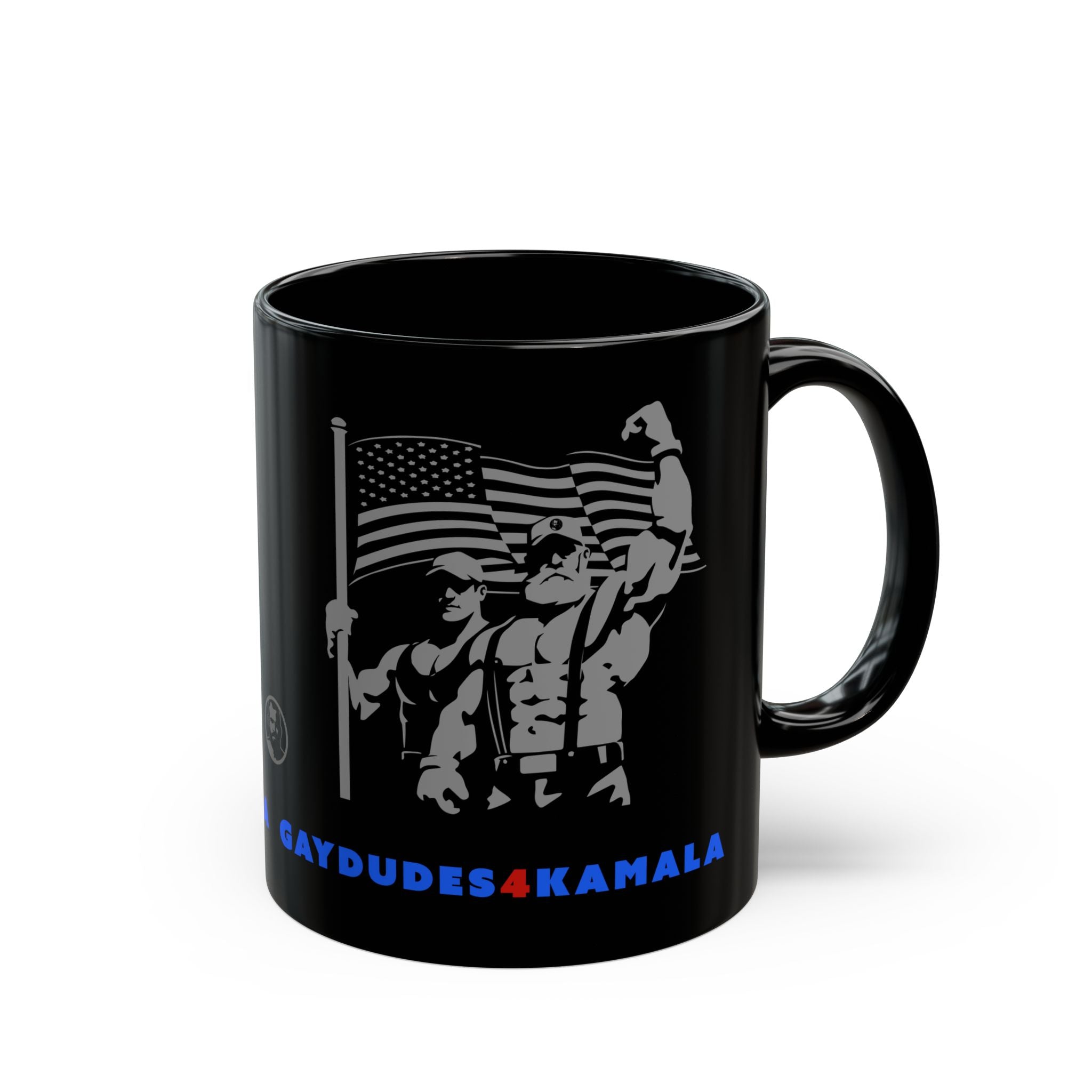 Gay Dudes 4 Kamala Black Mug (11oz, 15oz)