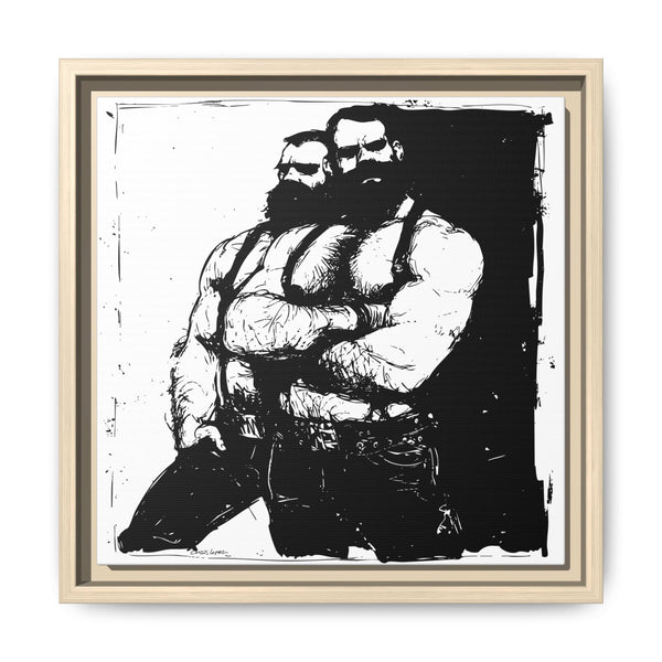 Tough Guys, Giclee Print on Canvas, Framed (Multi-color)