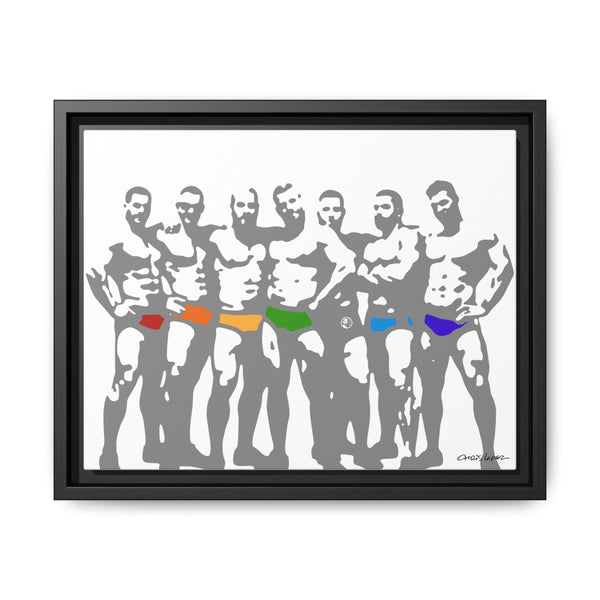 Your Colors, Matte Canvas, Framed (Illustration only)
