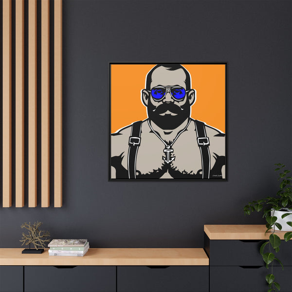 Shades 1, Giclee Print on Matte Canvas, Framed