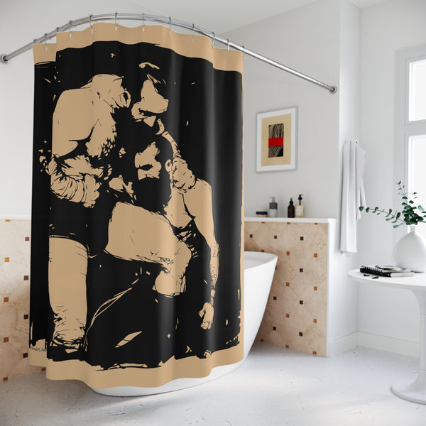 Wrestlers 1 Shower Curtain