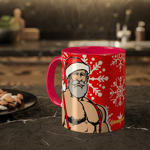 Santa 2023 Colorful Mugs, 11oz