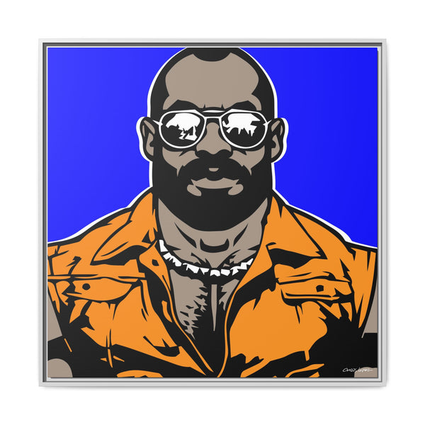 Shades 4, Giclee Print on Matte Canvas, Framed