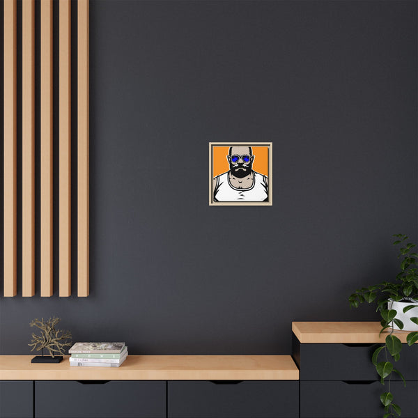 Shades 3, Giclee Print 0n Canvas, Framed (Multi-color)