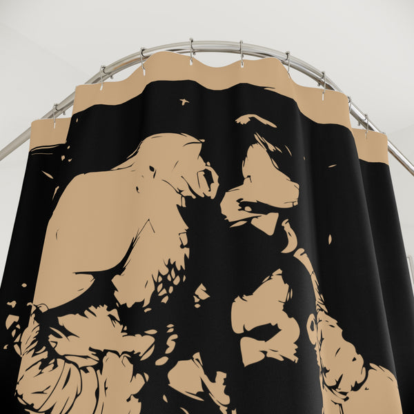 Wrestlers 1 Shower Curtain