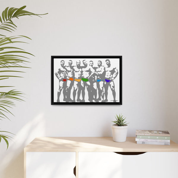 Your Colors, Matte Canvas, Framed (Illustration only)