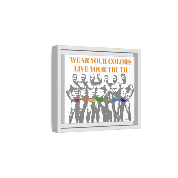 Your Colors, Giclee Print on Canvas, Framed (Multi-color)