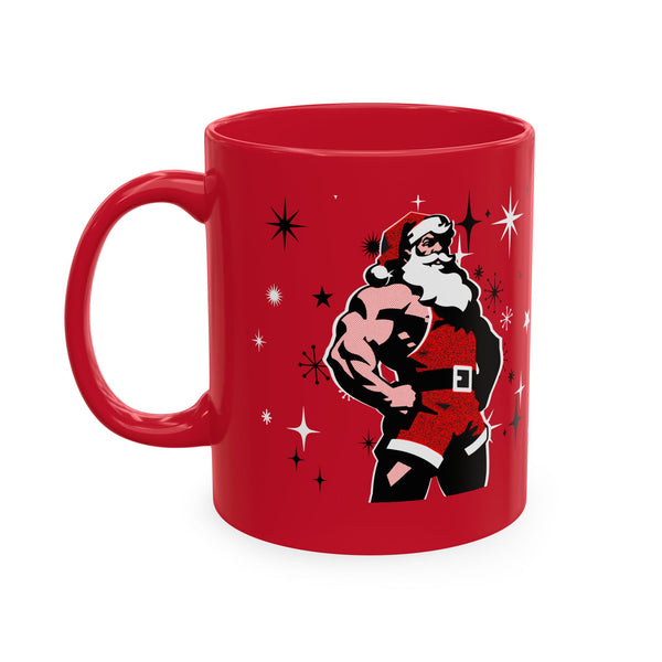 Santa 2026 Red, Traditional Ceramic Mug