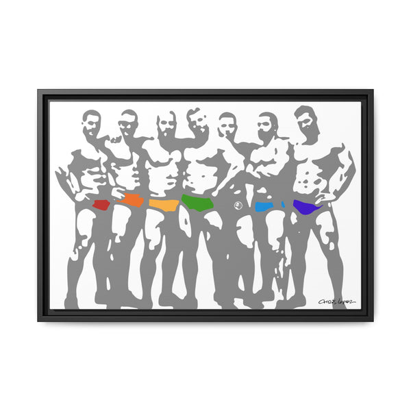 Your Colors, Matte Canvas, Framed (Illustration only)