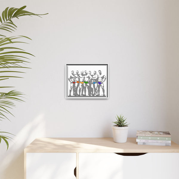 Your Colors, Matte Canvas, Framed (Illustration only)