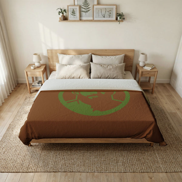 Icon Avocado, Cotton Duvet Cover (Queen & King)