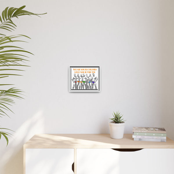 Your Colors, Giclee Print on Canvas, Framed (Multi-color)
