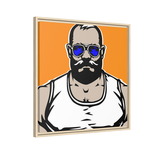 Shades 3, Giclee Print 0n Canvas, Framed (Multi-color)