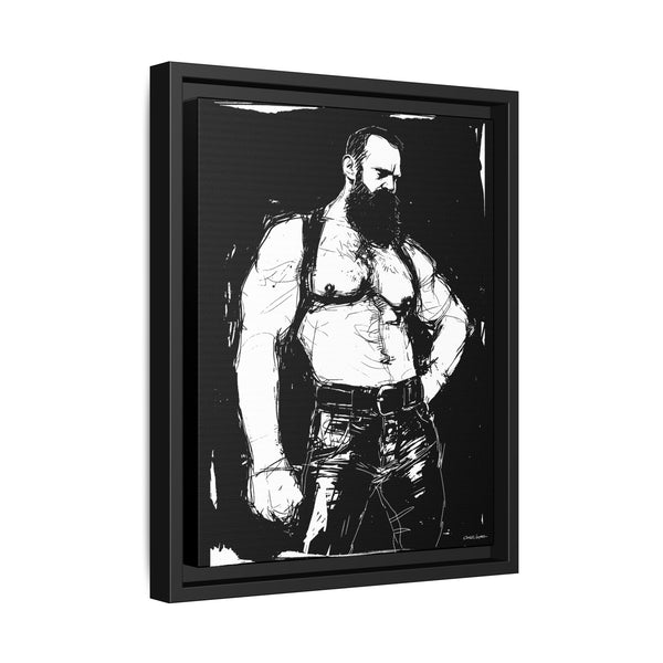 Tough Enough?, Giclee Print on Canvas, Framed (Multi-color)
