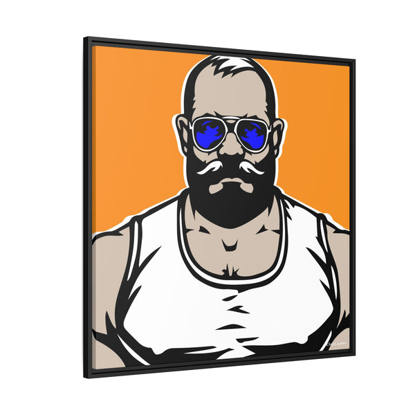 Shades 3, Giclee Print on Matte Canvas, Framed