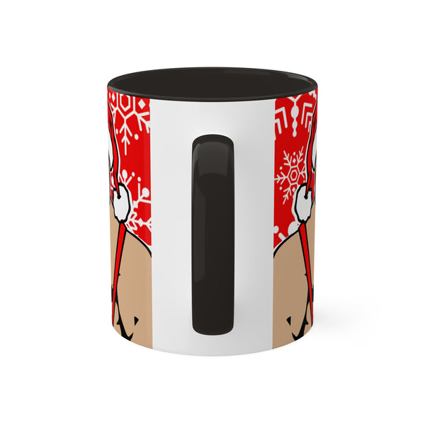 Santa 2023 Colorful Mugs, 11oz