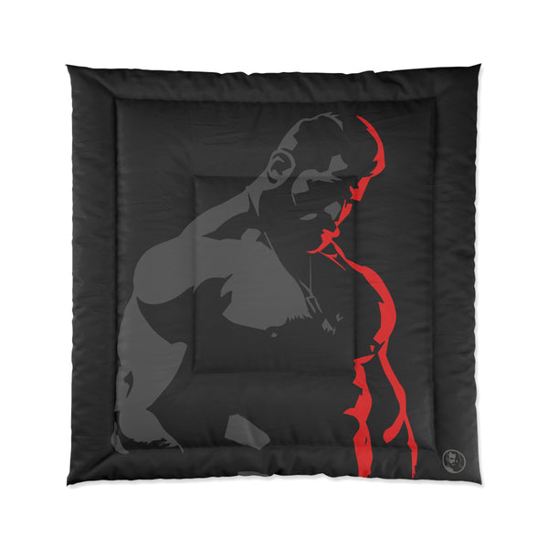 Red Dark Room Comforter