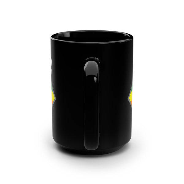 Shine (with Pride) Black Mug, 15oz