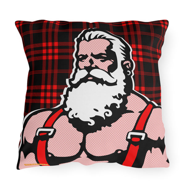 Santa 25 Outdoor Pillow