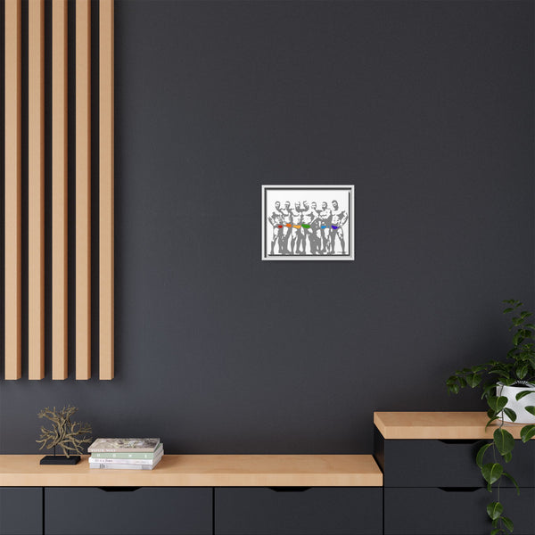 Your Colors, Matte Canvas, Framed (Illustration only)