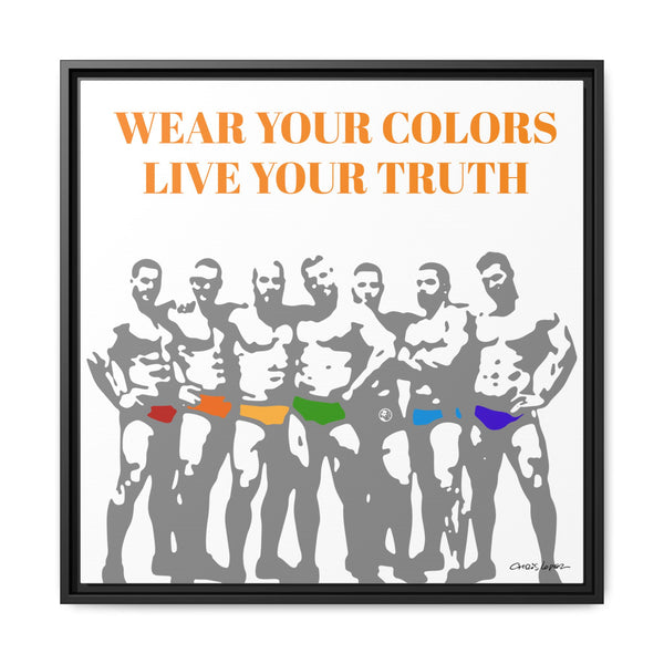 Your Colors, Giclee Print on Canvas, Framed (Multi-color)