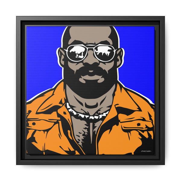 Shades 4, Giclee Print on Canvas, Framed (Multi-color)